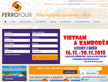 Tablet Screenshot of ferrotour.sk